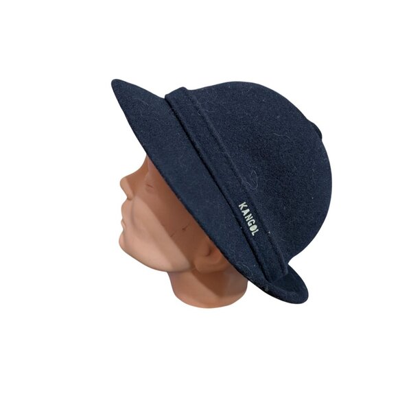 Kangol Bucket Hat Navy Blue Women\'s Size XL 22 in Around Vintage Made in England main image 4